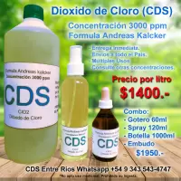 Dióxido de Cloro (CDS)